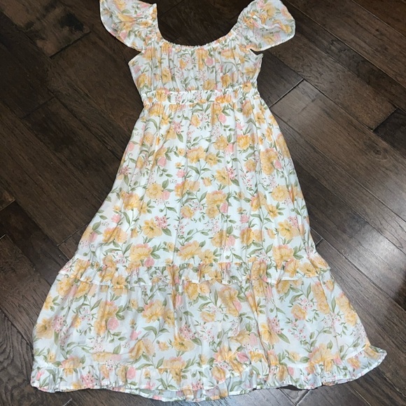 Blu Pepper midi dress large - Picture 1 of 2